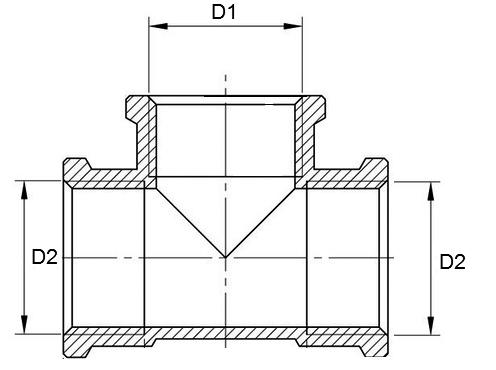 T-liitin AISI 316