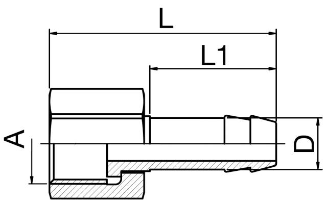 Letkuliitin - BSPP-kierre 