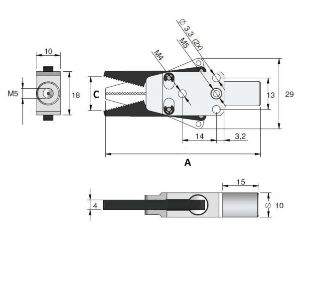 Tarttuja -Sprue Gripper GZ12-10-8