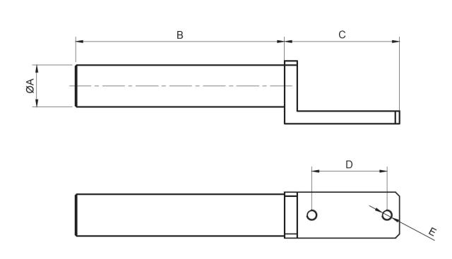 Mounting Bracket for Compact Cylinder