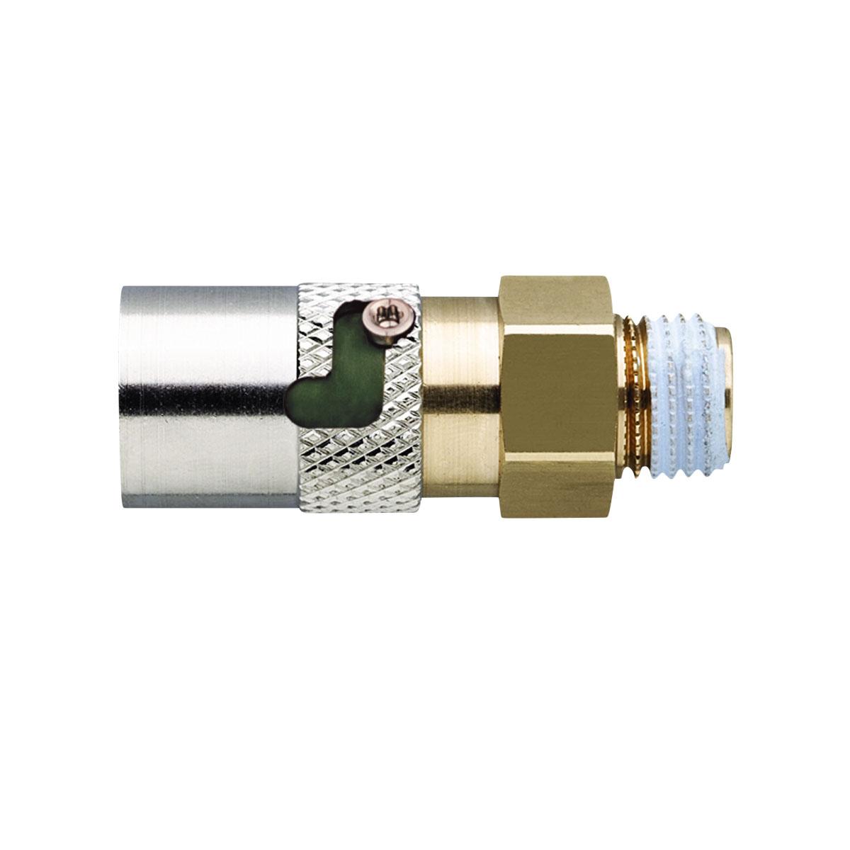 Safety Coupling, Type TS, 1/4 Male, Threaded