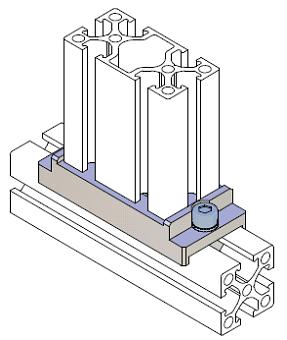 Profile End Connector Double